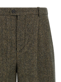Saint Laurent Culotte Pants Brown