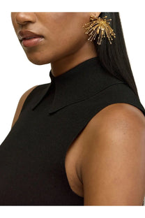 Cult Gaia women’s damita threader earrings gold with intricate starburst design and delicate metallic spikes