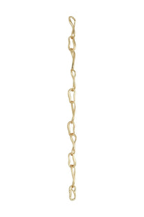 Cult gaia women’s real necklace gold featuring gold-toned sculptural chain with twisted links and carabiner clasp