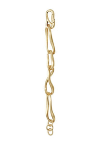 Cult gaia women’s true bracelet gold with gold-toned sculptural twisted chain and secure clasp