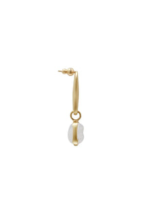 Cult gaia women’s true earrings gold featuring gold-toned drop design with elongated bar and bone-shaped charm
