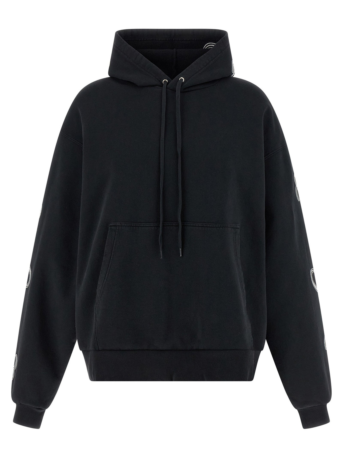 Balenciaga Cursive Hoodie Black