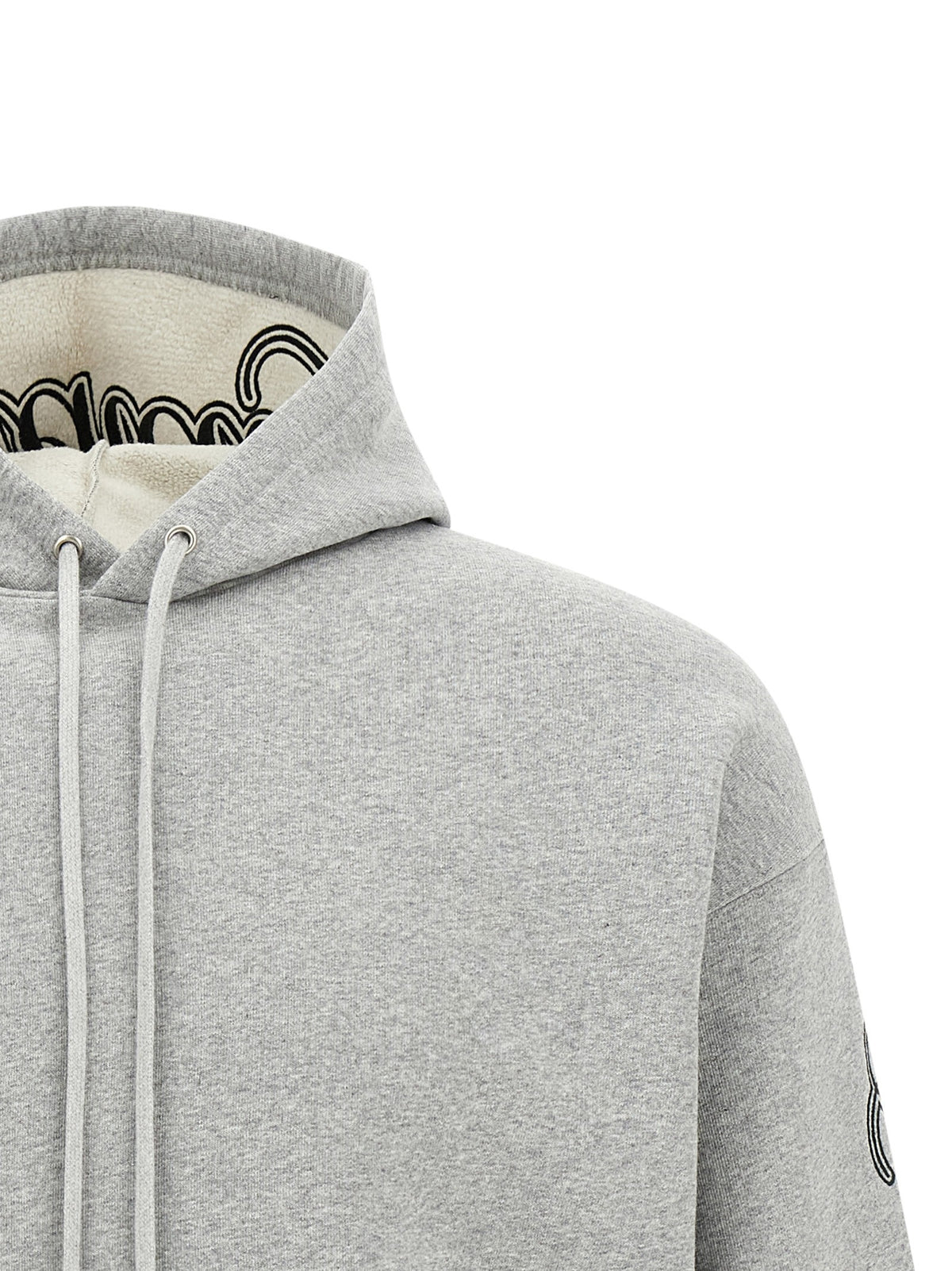 Balenciaga Cursive Hoodie Grey