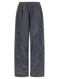 Balenciaga Cursive Reversible Pants Gold