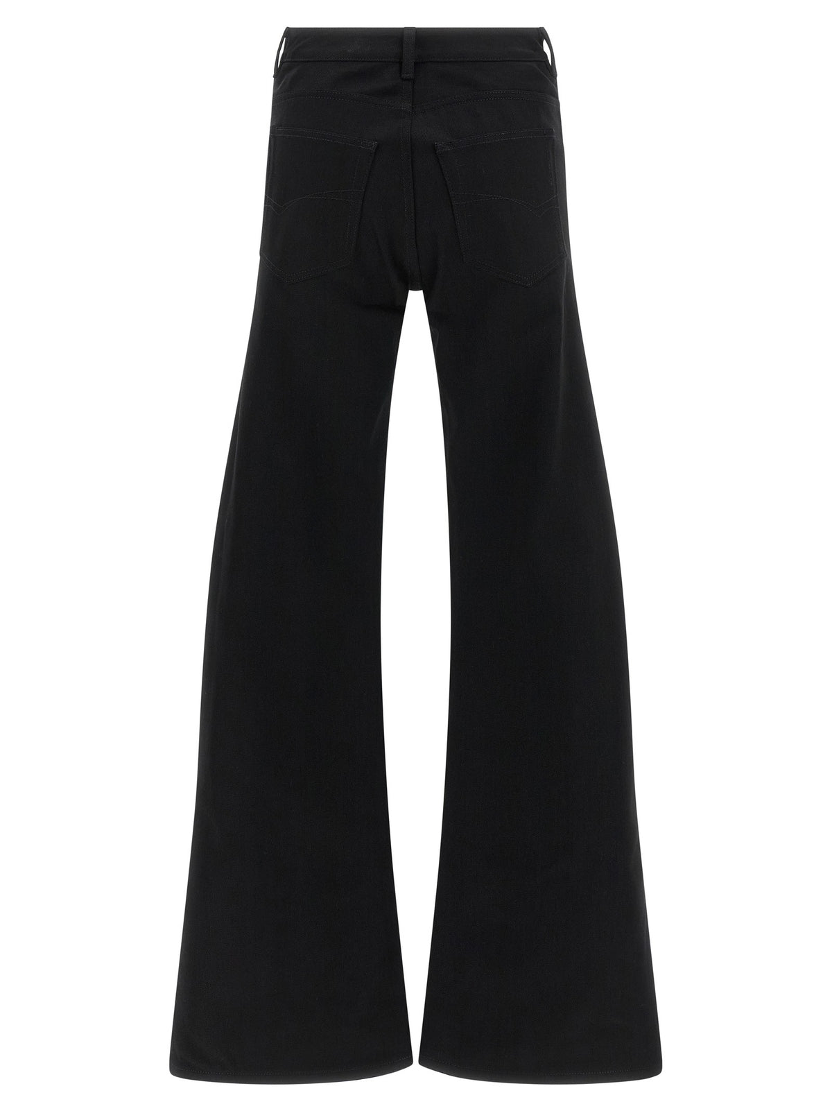 Balenciaga Curved Waist Jeans Black