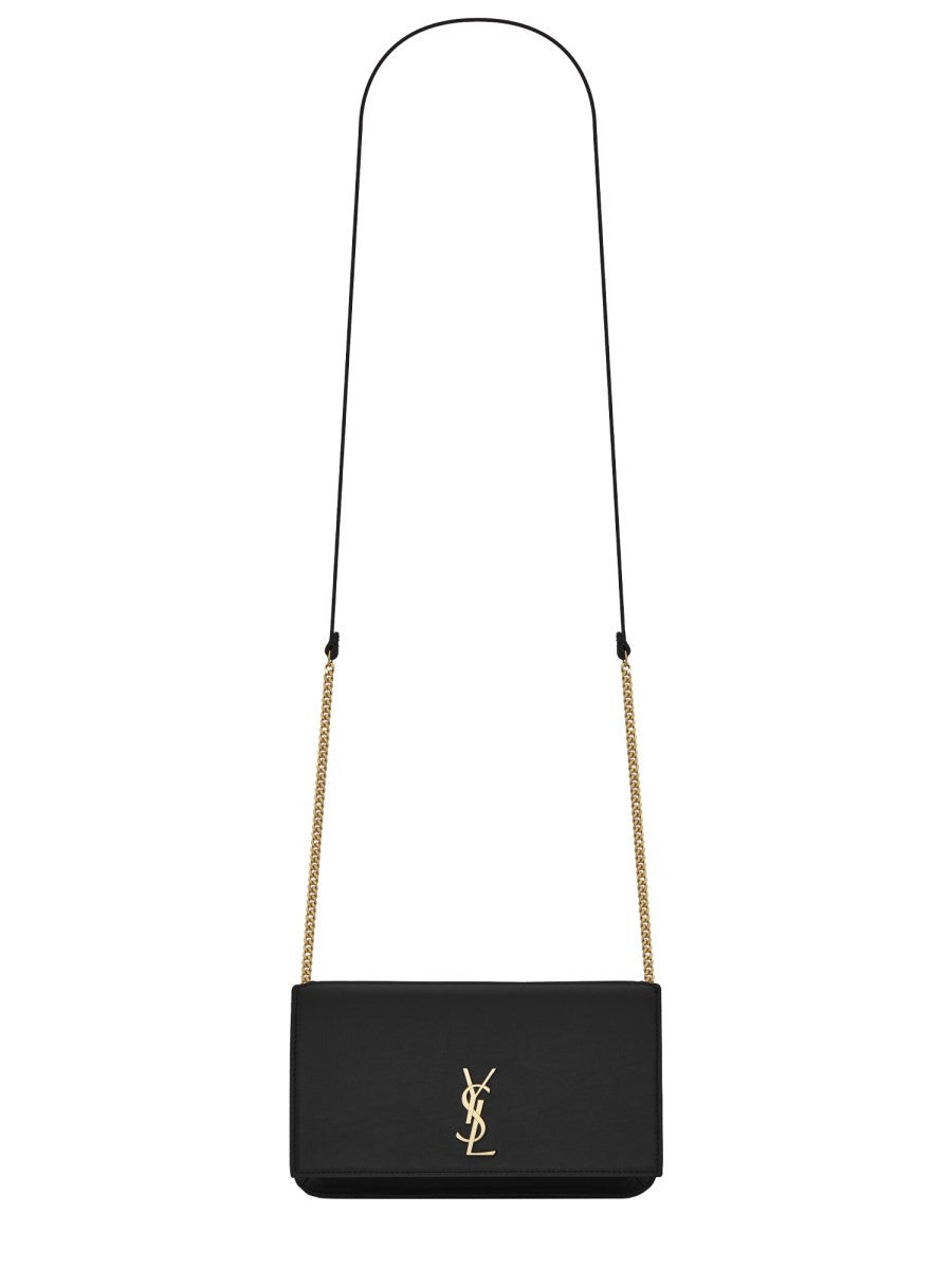 Saint Laurent Women's Custodia per Smartphone Cassandre Black