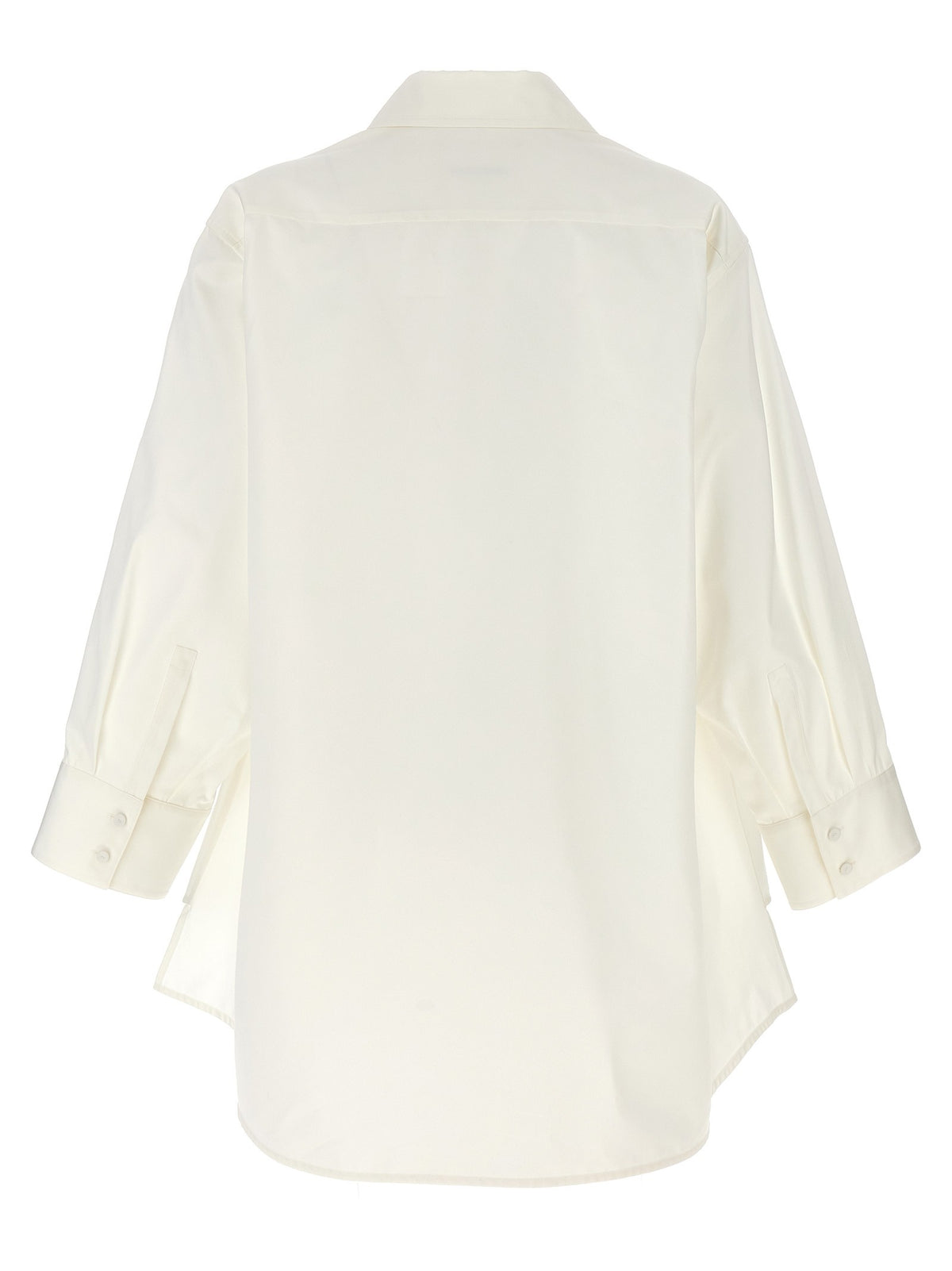 Jil Sander Cut Out Armhole Shirt White