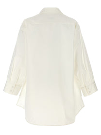 Jil Sander Cut Out Armhole Shirt White