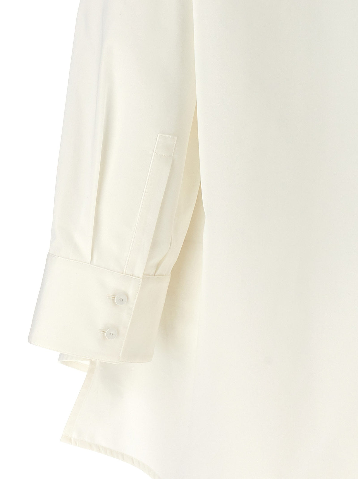 Jil Sander Cut Out Armhole Shirt White