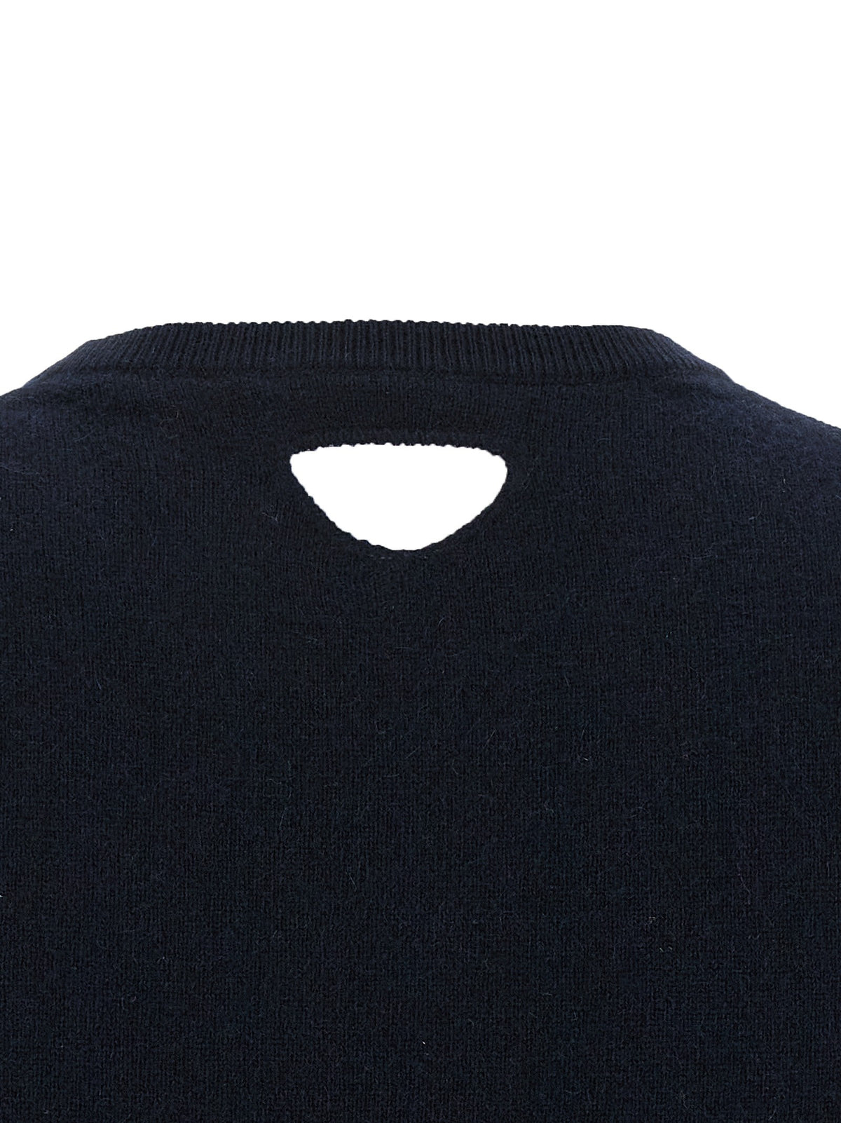 PRADA Cut Out Sweater Blue