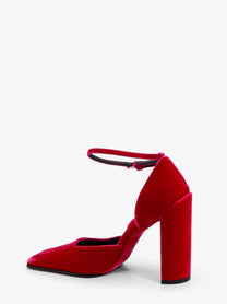 ALAÏA Women's Orsay Velvet Écolleté Pink