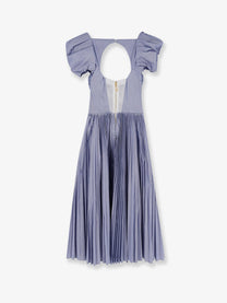 Elisabetta Franchi Women's Daily Pleated Dress Gold