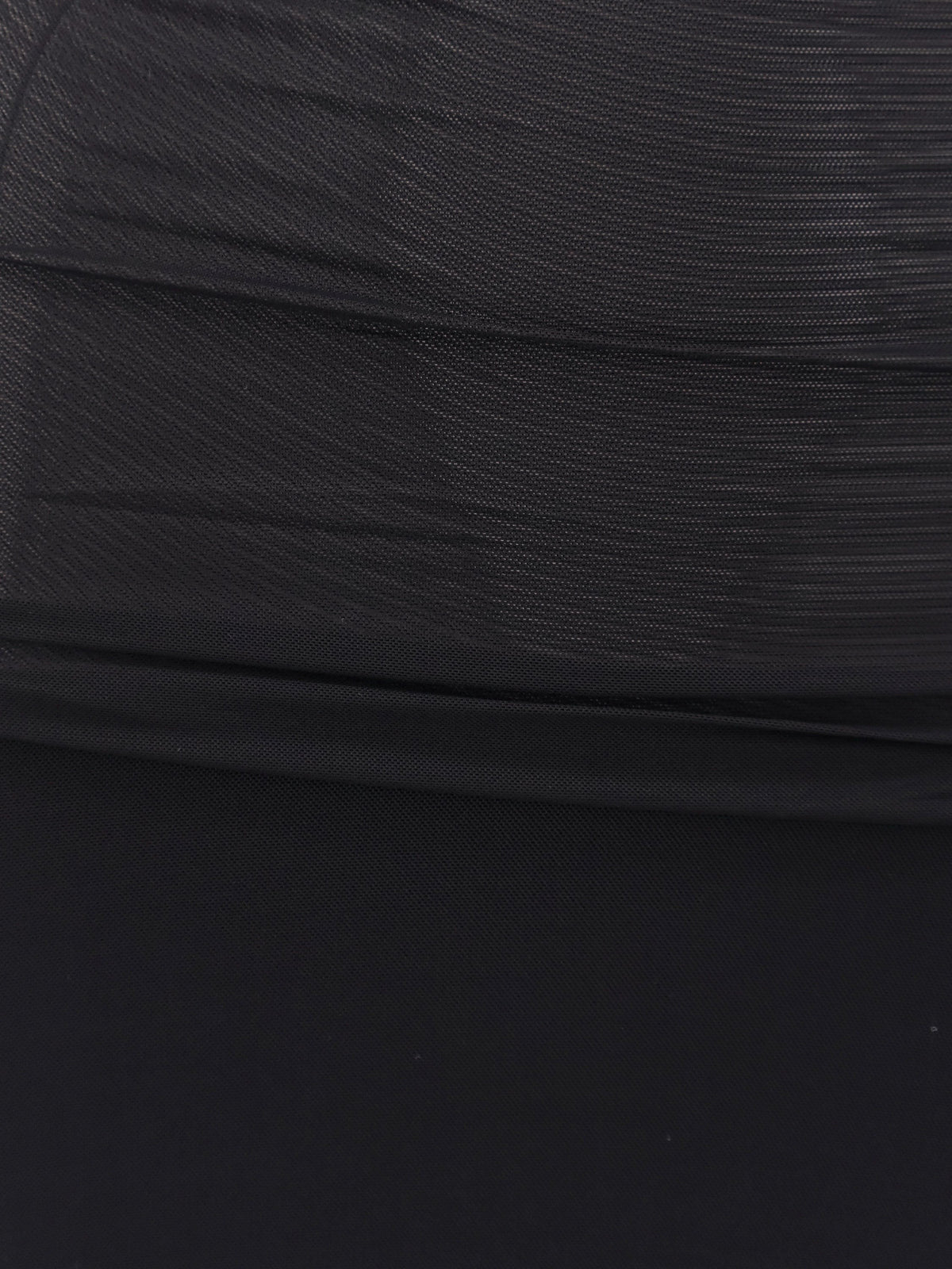 Amazuìn Women's Dakota Sheer Stretch Tulle Maxi Dress Black
