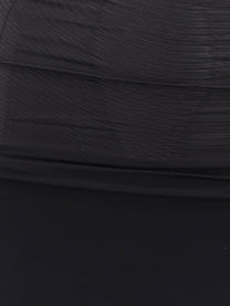 Amazuìn Women's Dakota Sheer Stretch Tulle Maxi Dress Black