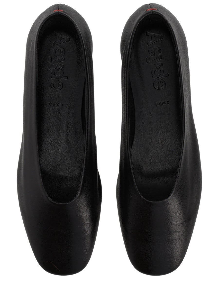 Aeyde Women's Ballerina Kirsten Black