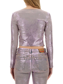 Diesel Women's DE TOP1 Fse Shirt Blue