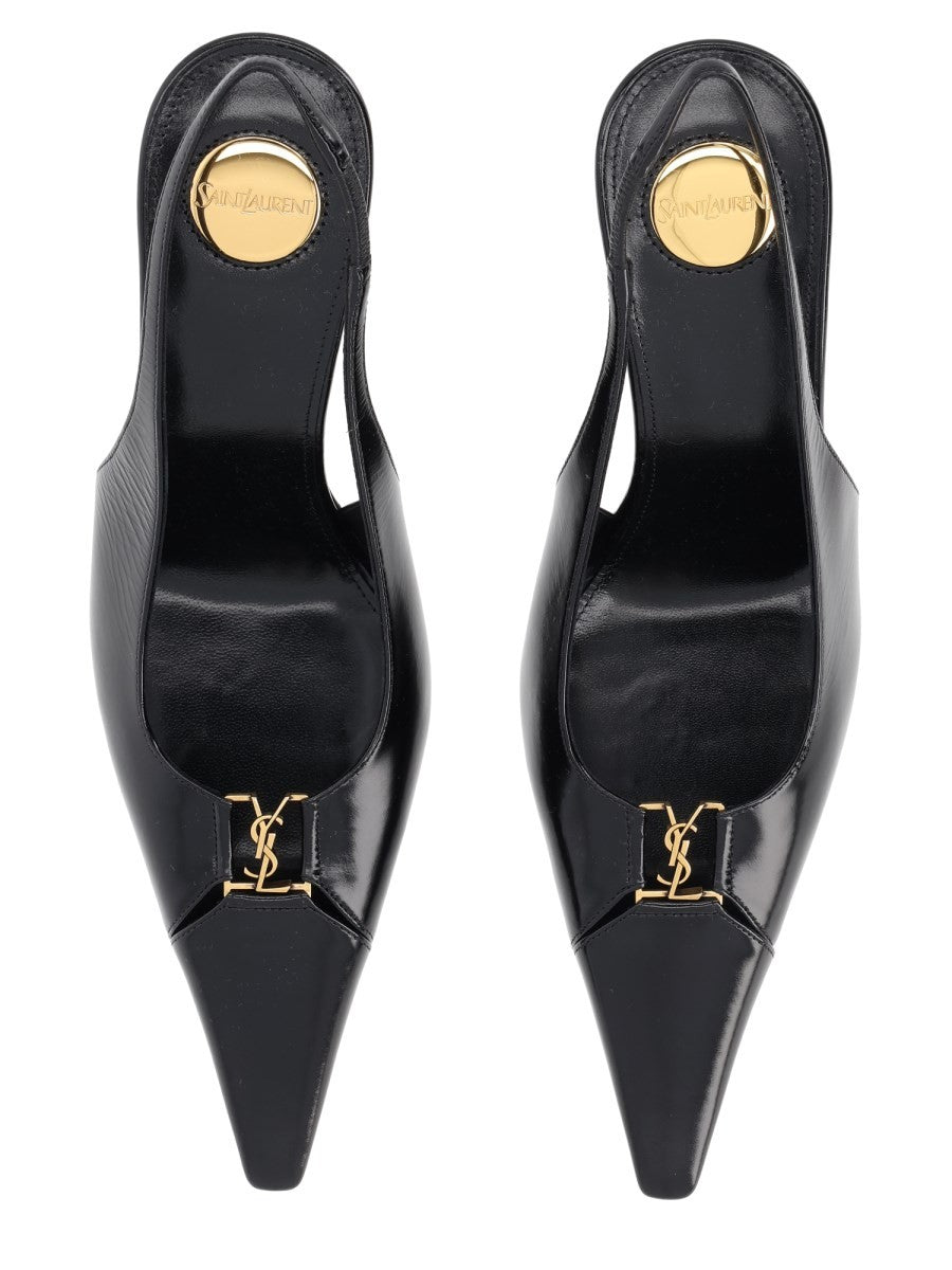 Saint Laurent Women's Décolleté Babylone Breteuil Black