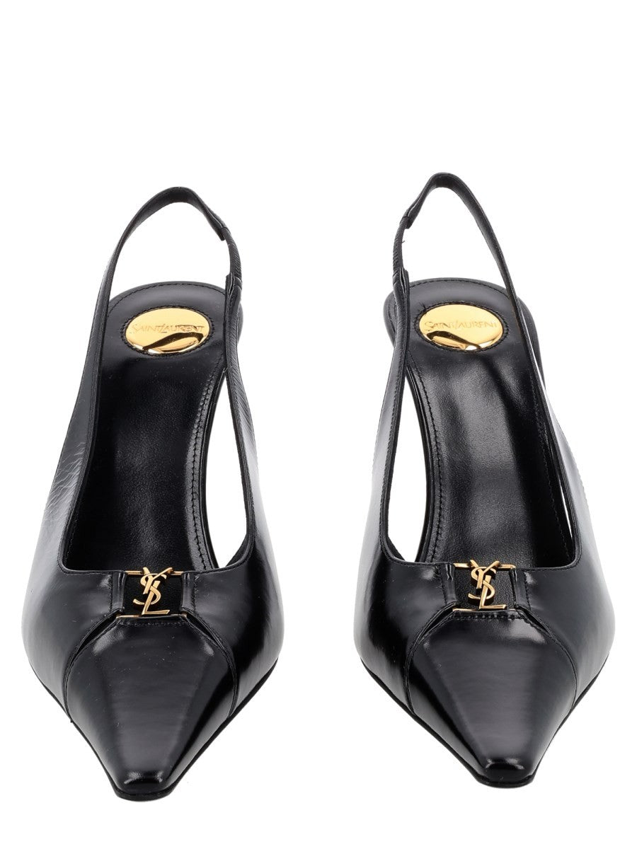 Saint Laurent Women's Décolleté Babylone Breteuil Black