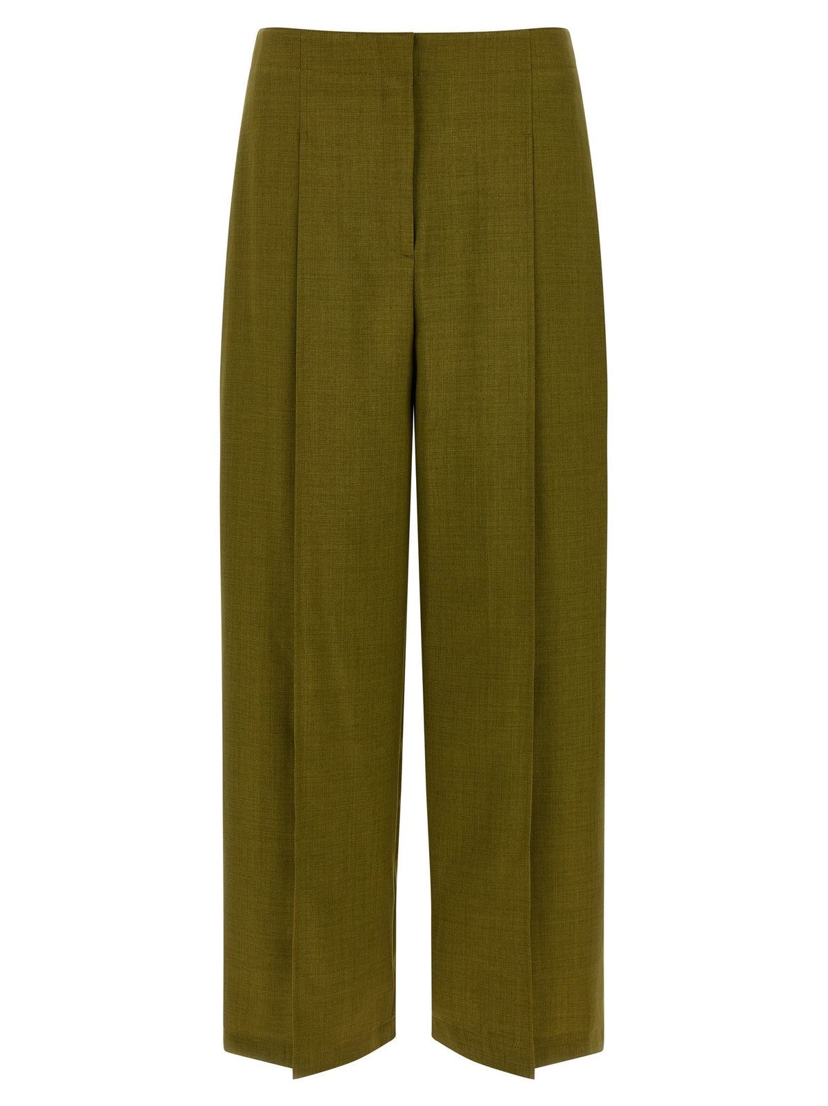 Theory Deep Pleat Pants Green