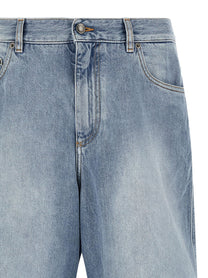 Dolce &amp; Gabbana Denim Bermuda Shorts Blue