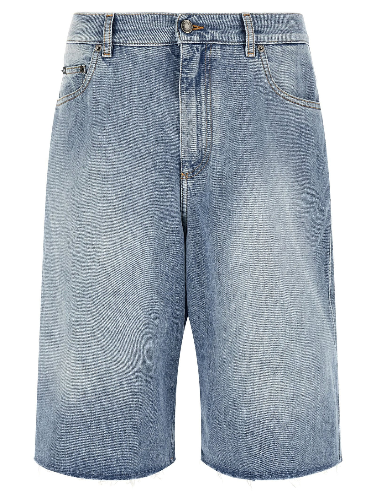 Dolce &amp; Gabbana Denim Bermuda Shorts Blue
