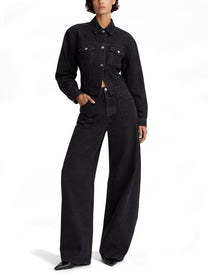 JACQUEMUS Women's Denim Jacket DE Nimes Black