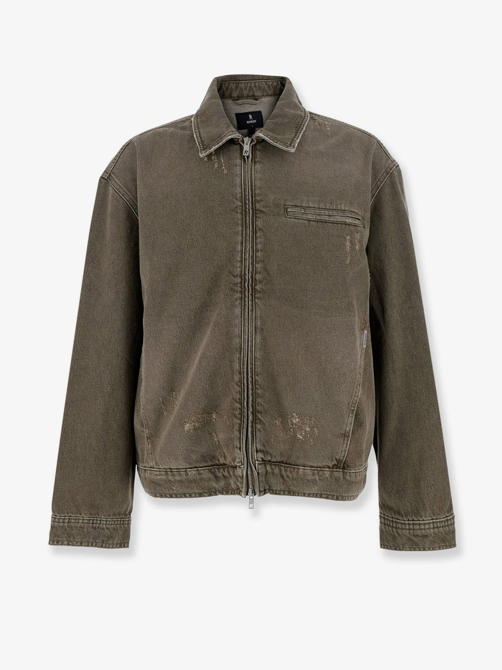 Represent Men's Denim Jacket Green