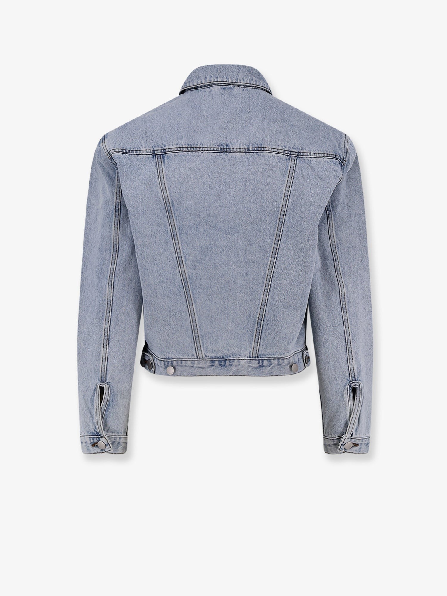 Entire Studios Men's Shrunken Denim Jacket Blue