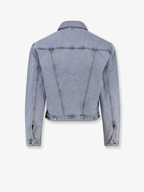 Entire Studios Men's Shrunken Denim Jacket Blue
