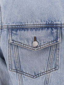 Entire Studios Men's Shrunken Denim Jacket Blue