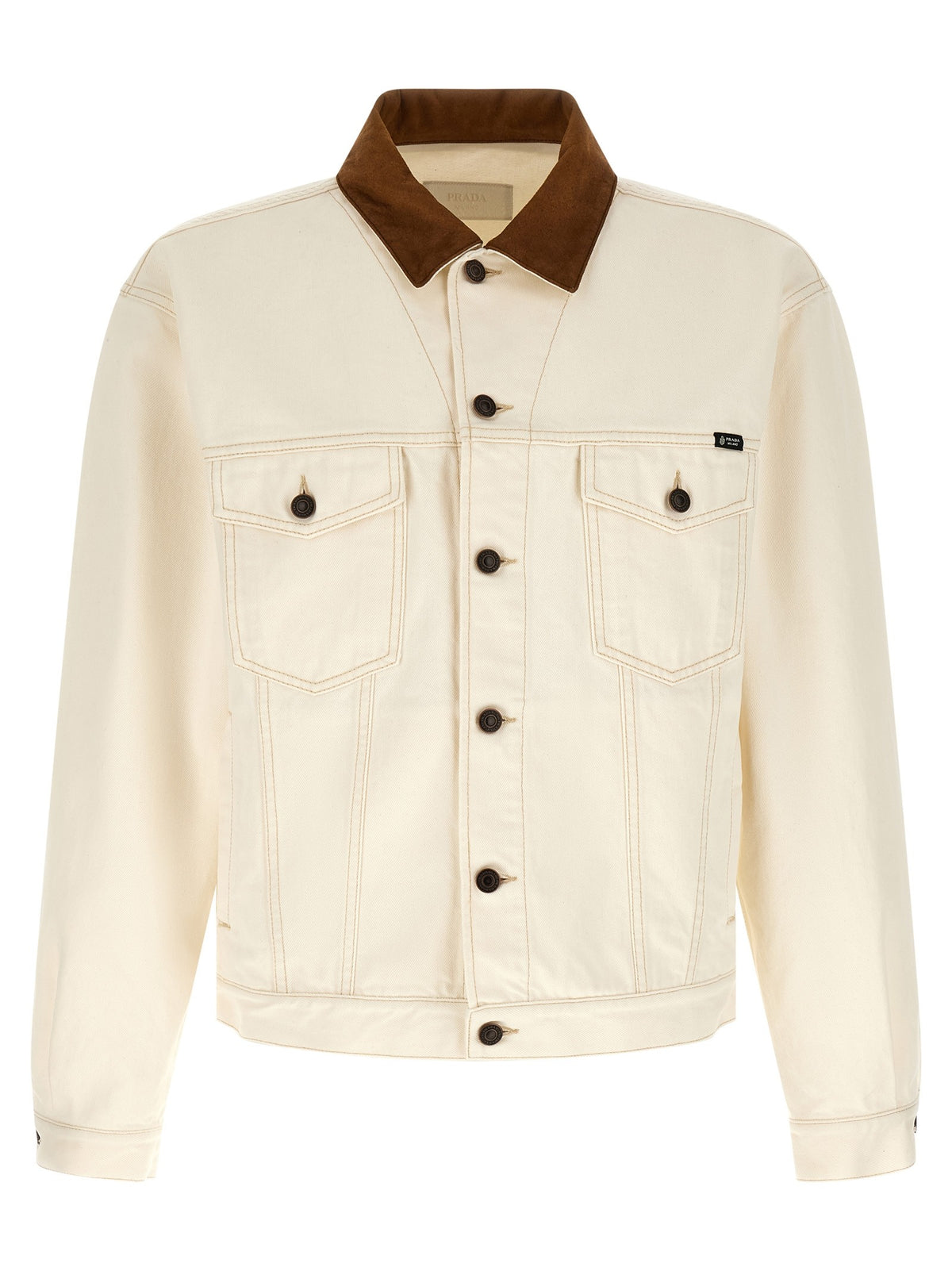 PRADA Denim Jacket White