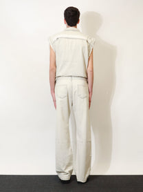 DRKSHDW Men's Denim Jeans White