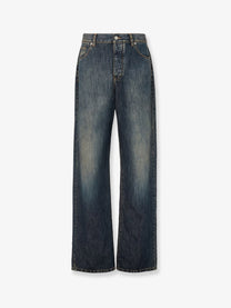 Fendi Women's Denim Jeans Blue
