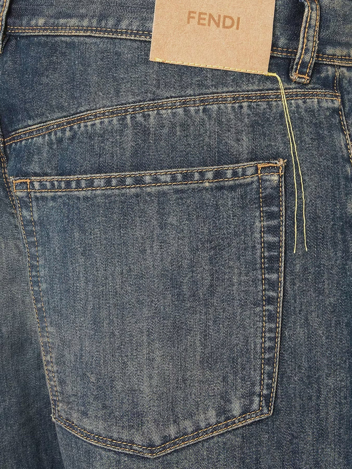 Fendi Women's Denim Jeans Blue