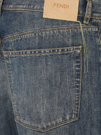 Fendi Women's Denim Jeans Blue