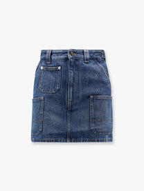 Givenchy Women's Denim Skirt Blue