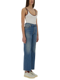 Gucci Women's Denim Pants Blue