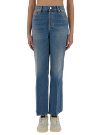 Gucci Women's Denim Pants Blue