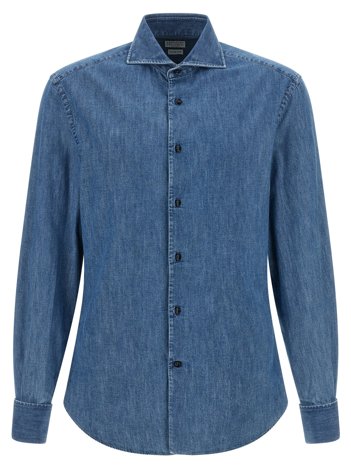 Brunello Cucinelli Denim Shirt Blue
