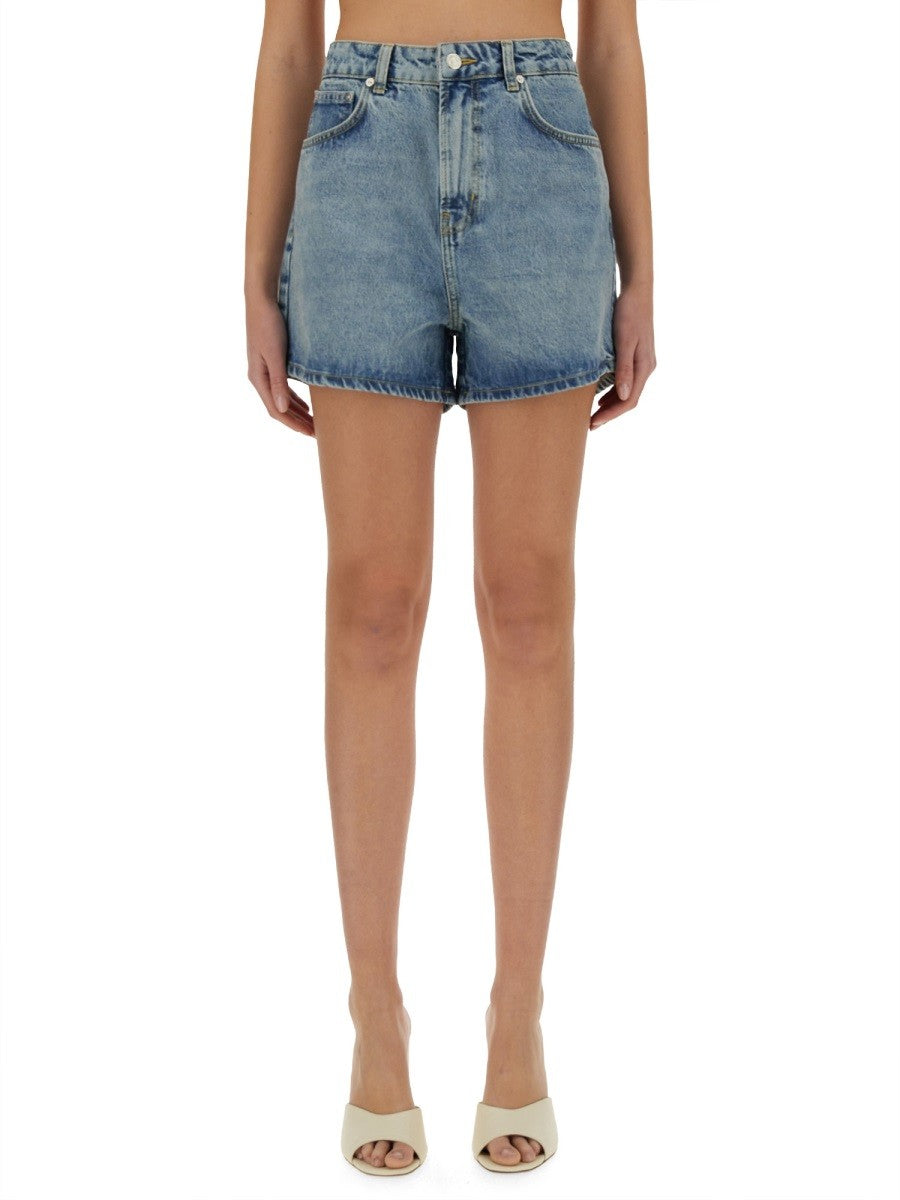 Moschino Jeans Women's Denim Shorts Blue