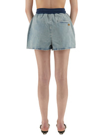 Moschino Jeans Women's Denim Shorts Blue