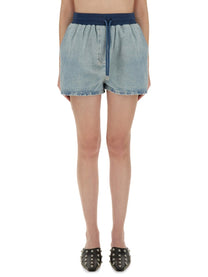 Moschino Jeans Women's Denim Shorts Blue