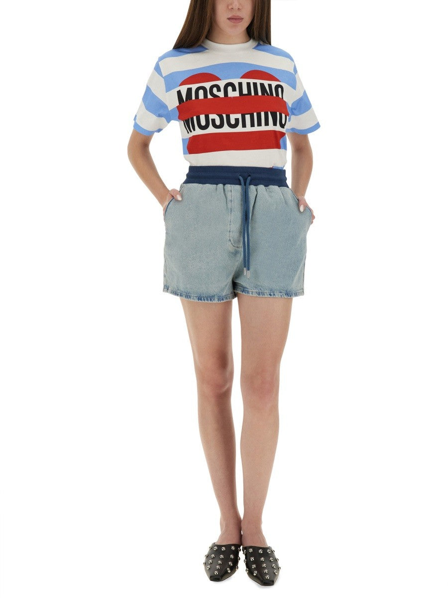Moschino Jeans Women's Denim Shorts Blue
