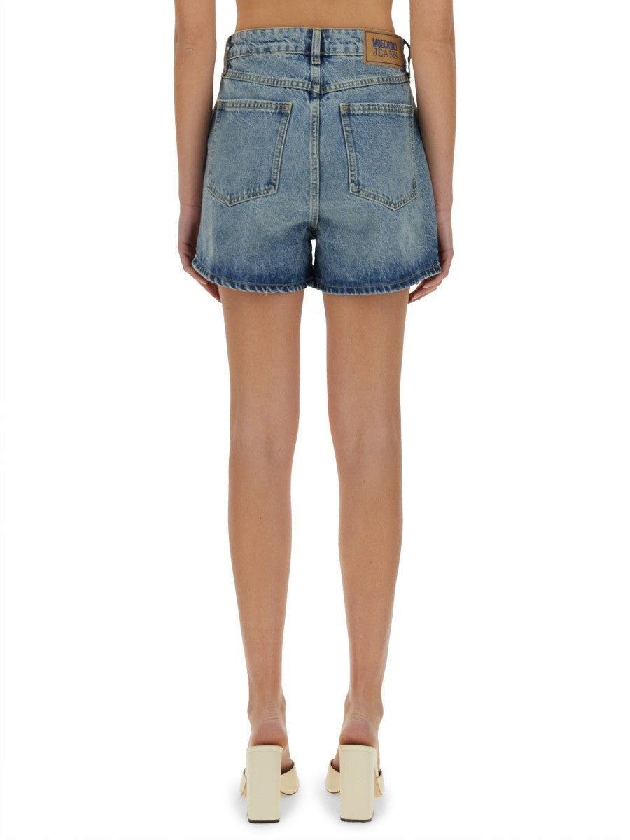 Moschino Jeans Women's Denim Shorts Blue