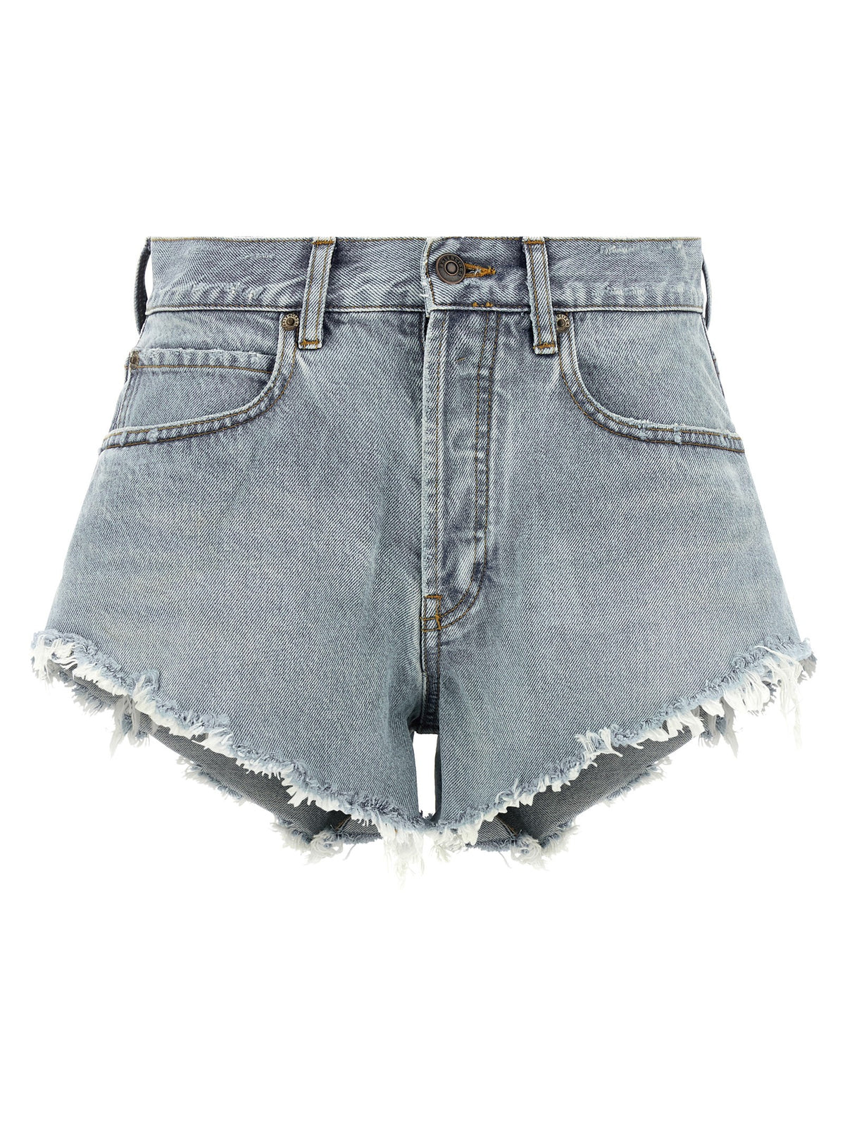 Balenciaga Denim Shorts Blue