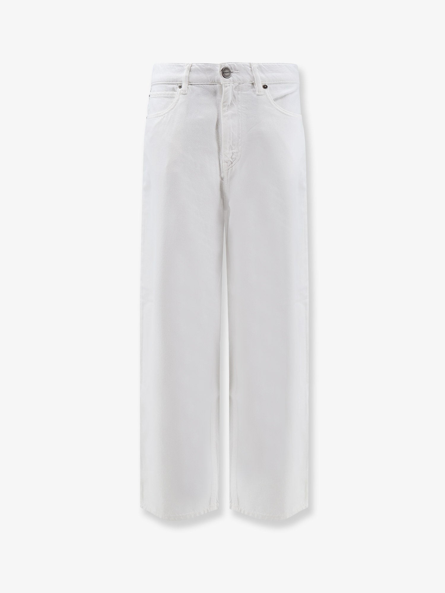 Pinko Women's Denim Trousers White