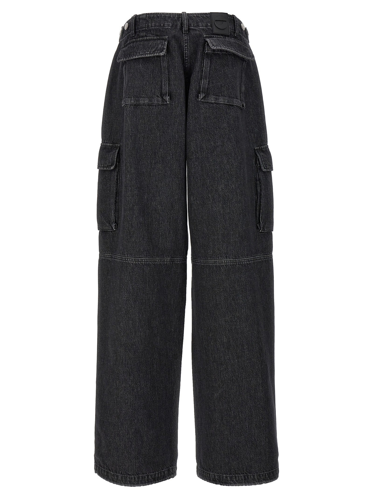 Coperni Denim Wide Leg Cargo Jeans Black