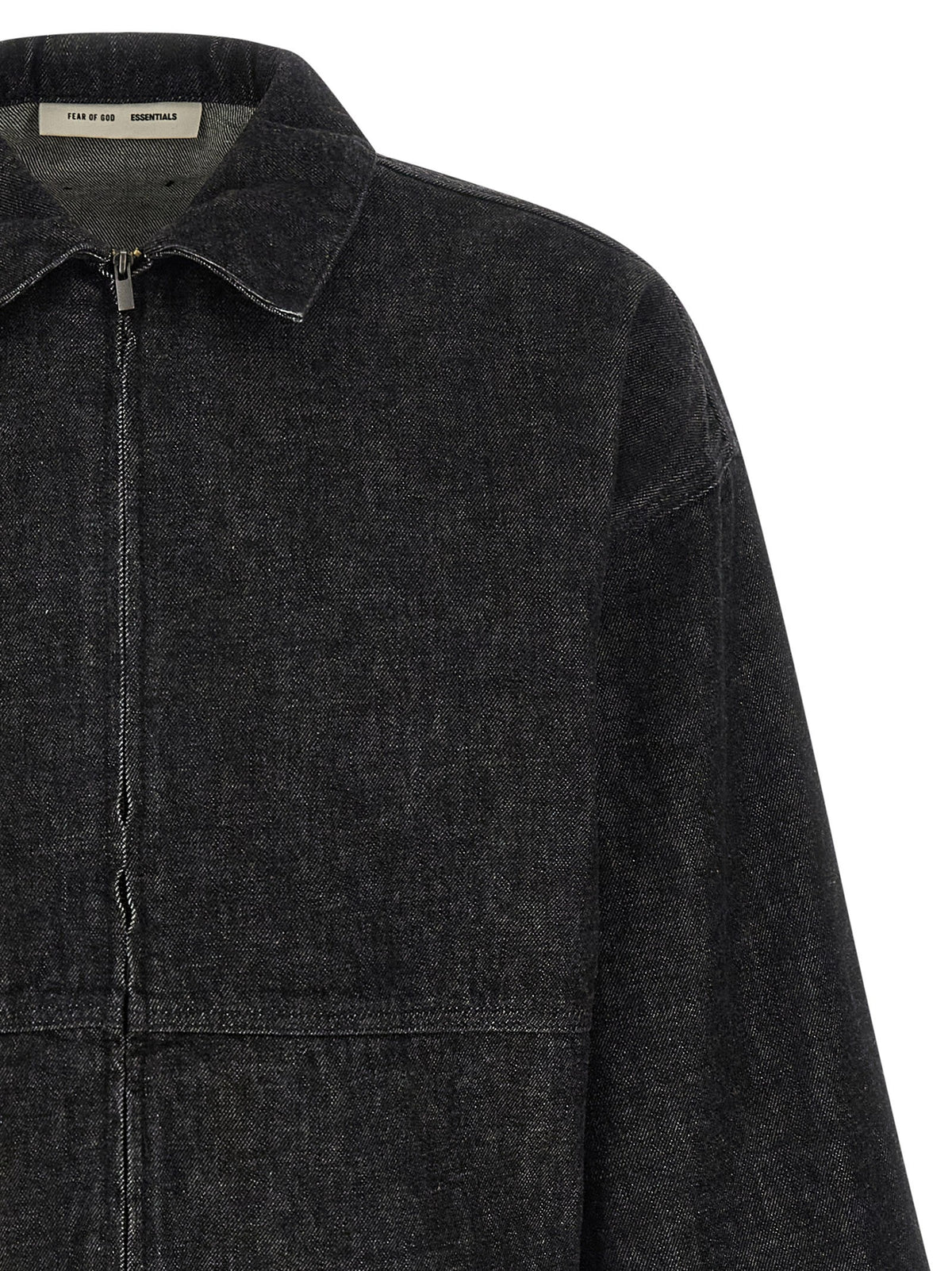 Fear of God ESSENTIALS Denim Work Jacket Black
