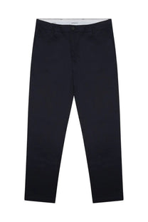 Department Five men’s pantalone Prince Blue black tailored trousers with straight-leg cut and woven label at waistband