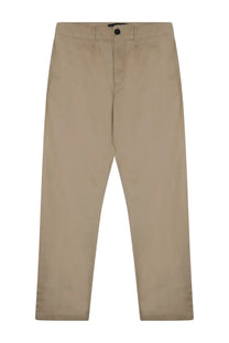 Department Five men’s regular fit khaki chino trousers with classic straight-leg cut and black button closure